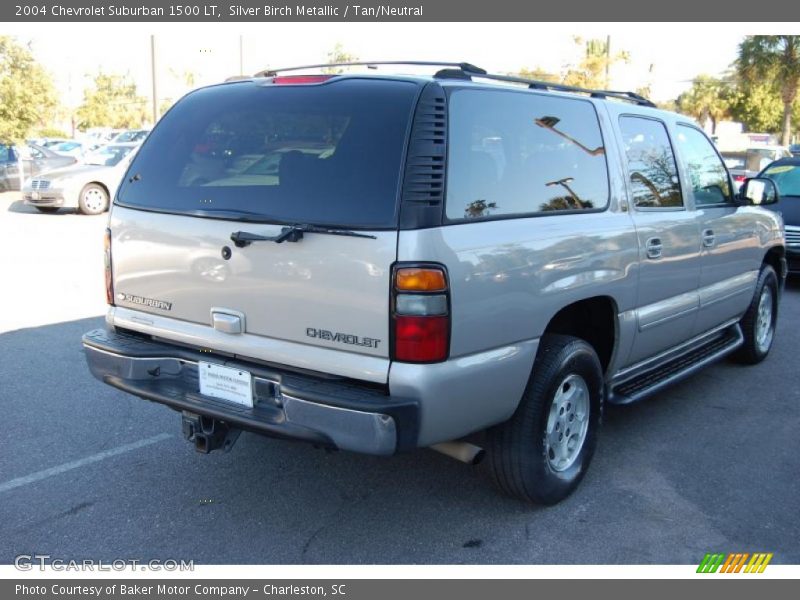 Silver Birch Metallic / Tan/Neutral 2004 Chevrolet Suburban 1500 LT