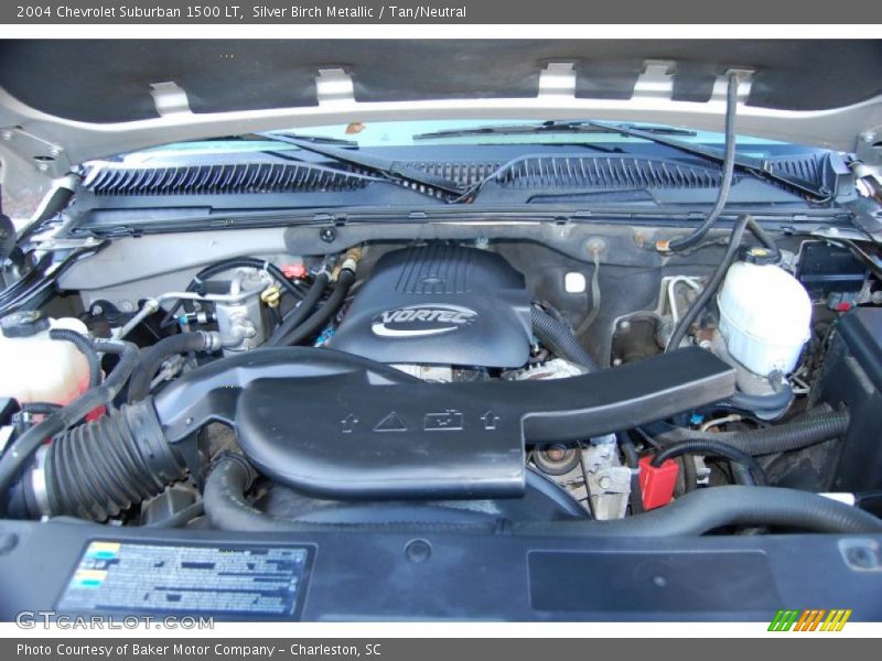 Silver Birch Metallic / Tan/Neutral 2004 Chevrolet Suburban 1500 LT