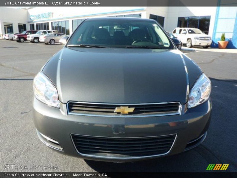 Cyber Gray Metallic / Ebony 2011 Chevrolet Impala LS