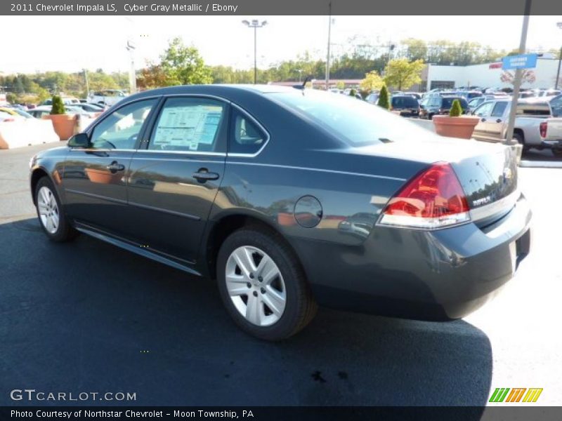 Cyber Gray Metallic / Ebony 2011 Chevrolet Impala LS