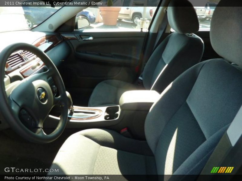 Cyber Gray Metallic / Ebony 2011 Chevrolet Impala LS