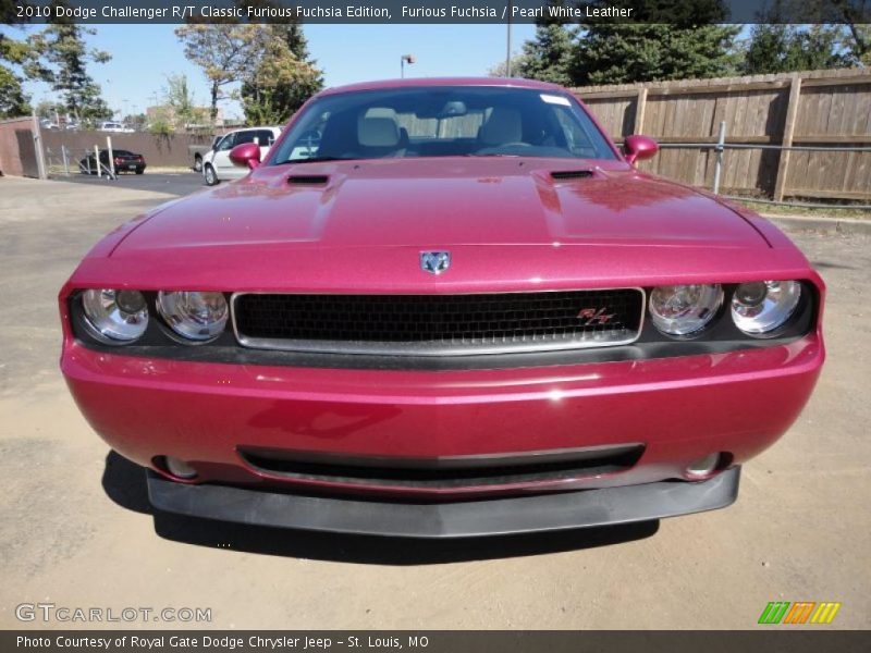 Furious Fuchsia / Pearl White Leather 2010 Dodge Challenger R/T Classic Furious Fuchsia Edition