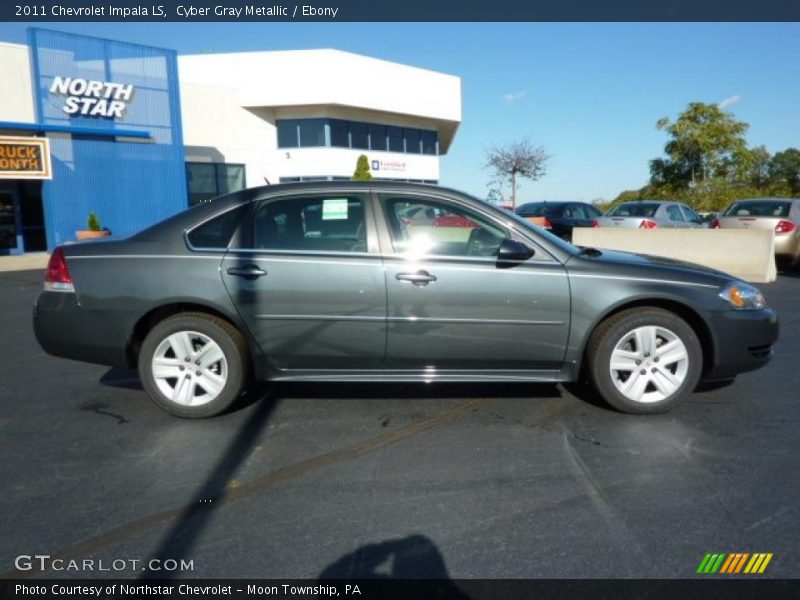 Cyber Gray Metallic / Ebony 2011 Chevrolet Impala LS