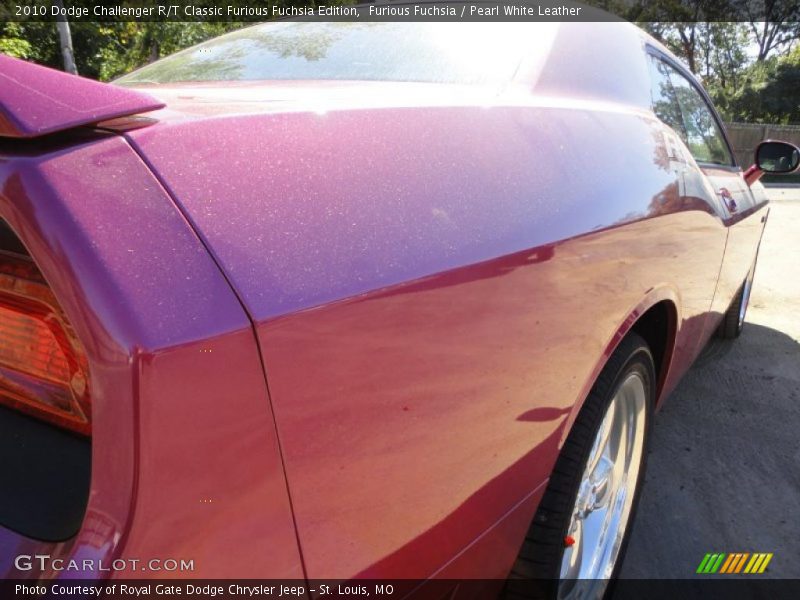 Furious Fuchsia / Pearl White Leather 2010 Dodge Challenger R/T Classic Furious Fuchsia Edition