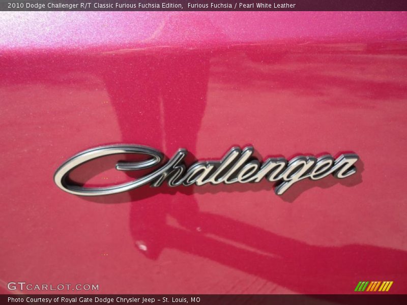 Furious Fuchsia / Pearl White Leather 2010 Dodge Challenger R/T Classic Furious Fuchsia Edition