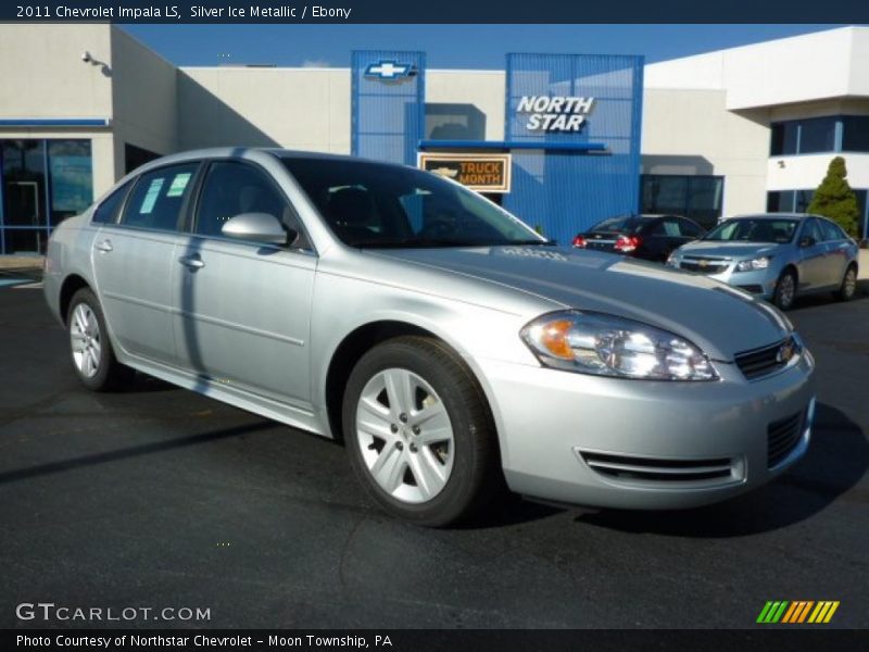 Silver Ice Metallic / Ebony 2011 Chevrolet Impala LS