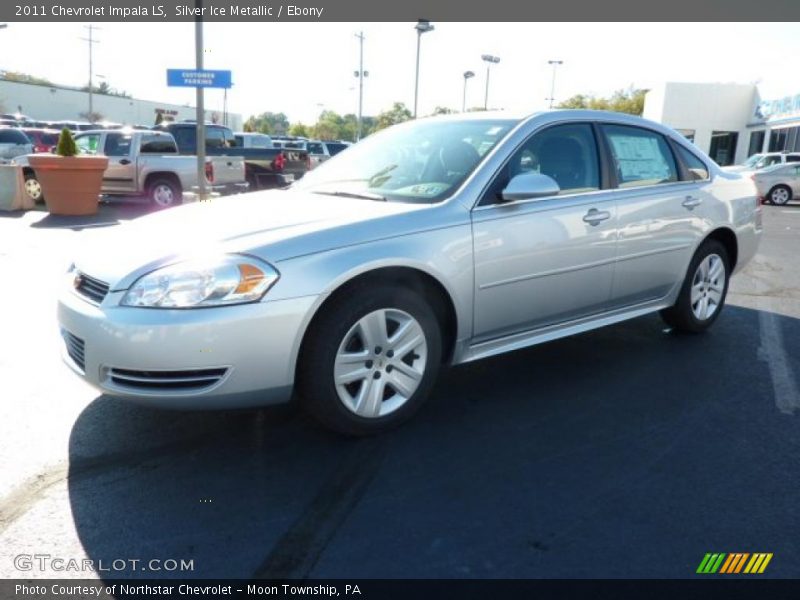 Silver Ice Metallic / Ebony 2011 Chevrolet Impala LS