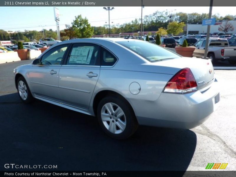Silver Ice Metallic / Ebony 2011 Chevrolet Impala LS