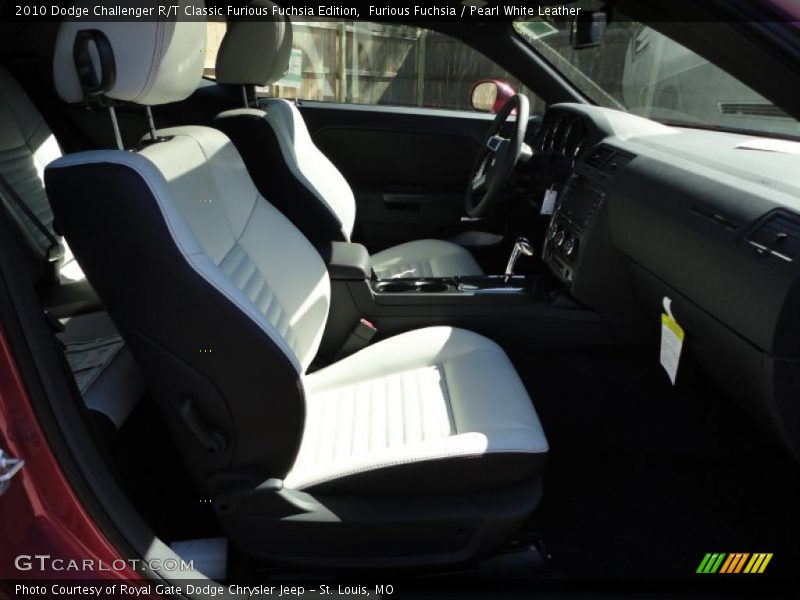 Furious Fuchsia / Pearl White Leather 2010 Dodge Challenger R/T Classic Furious Fuchsia Edition