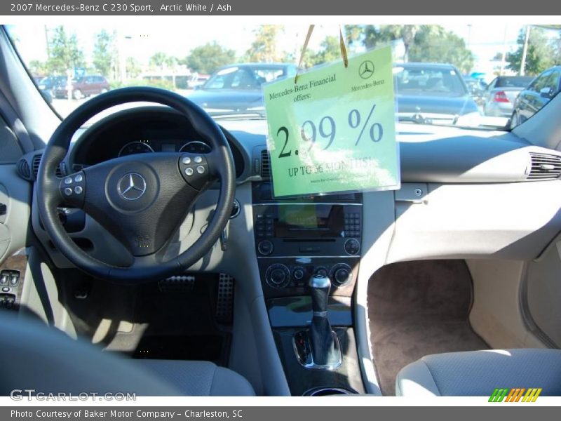 Arctic White / Ash 2007 Mercedes-Benz C 230 Sport