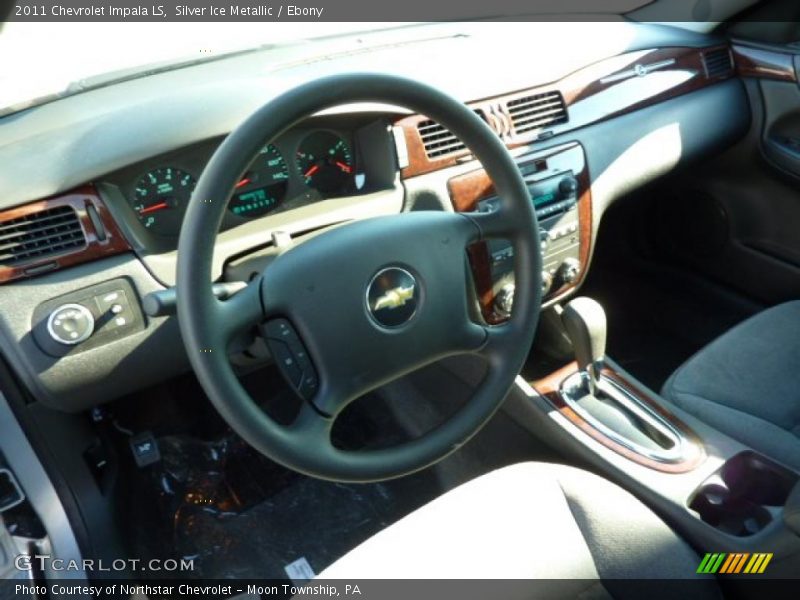 Silver Ice Metallic / Ebony 2011 Chevrolet Impala LS