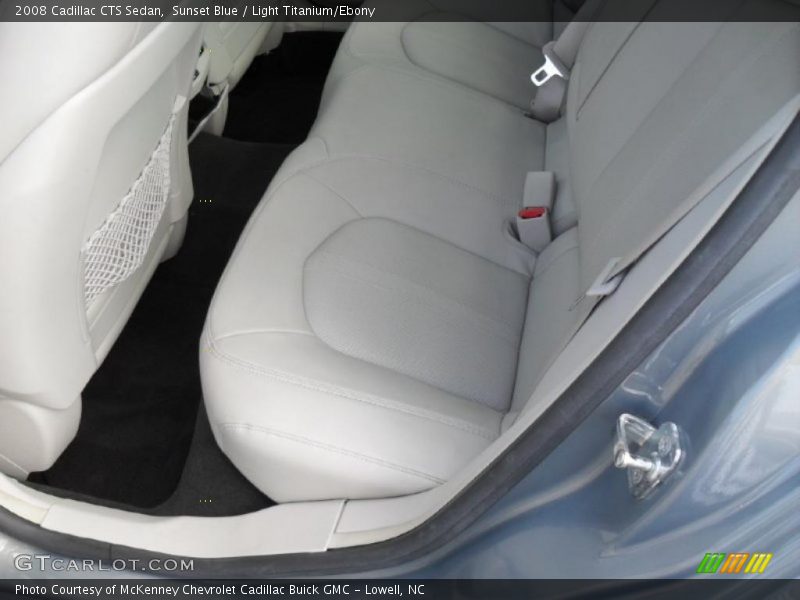 Sunset Blue / Light Titanium/Ebony 2008 Cadillac CTS Sedan