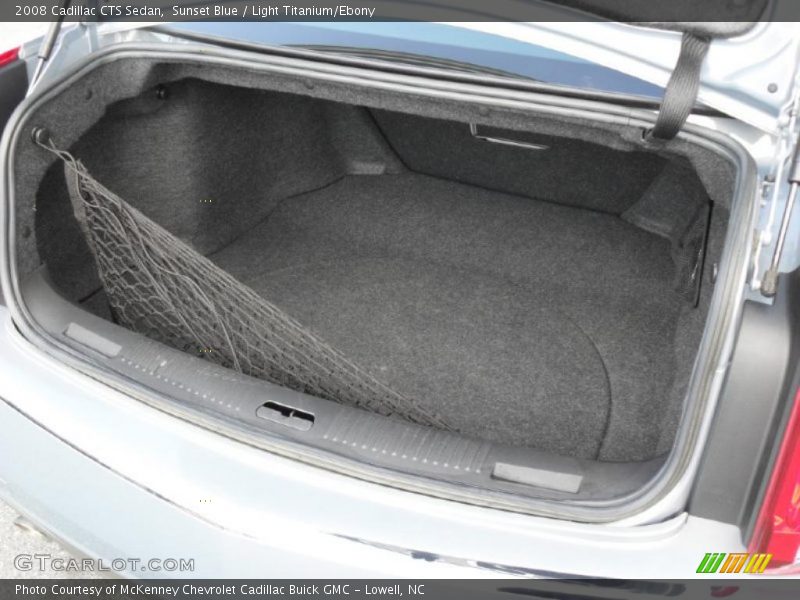 Sunset Blue / Light Titanium/Ebony 2008 Cadillac CTS Sedan