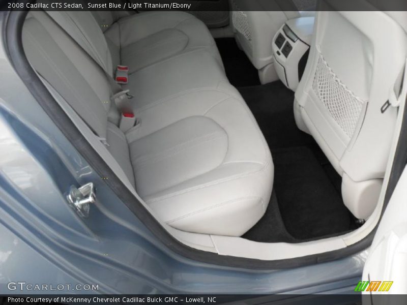 Sunset Blue / Light Titanium/Ebony 2008 Cadillac CTS Sedan