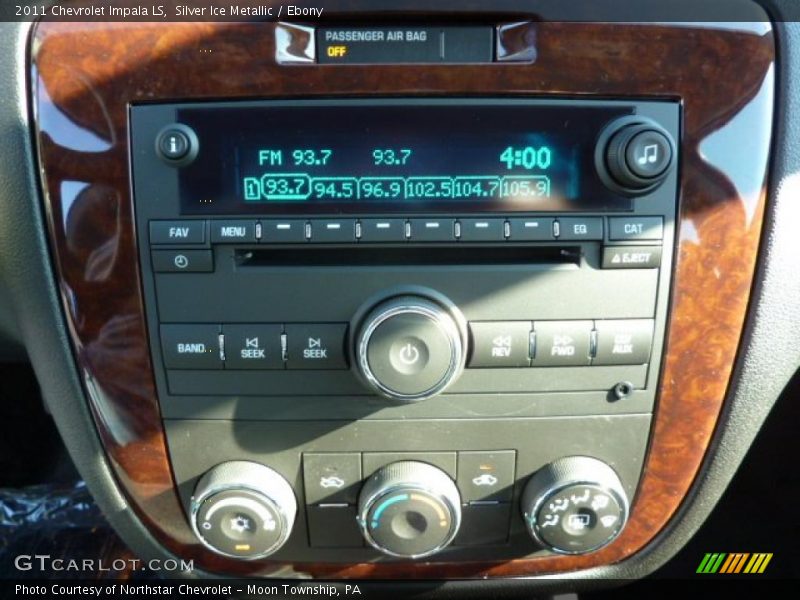 Silver Ice Metallic / Ebony 2011 Chevrolet Impala LS