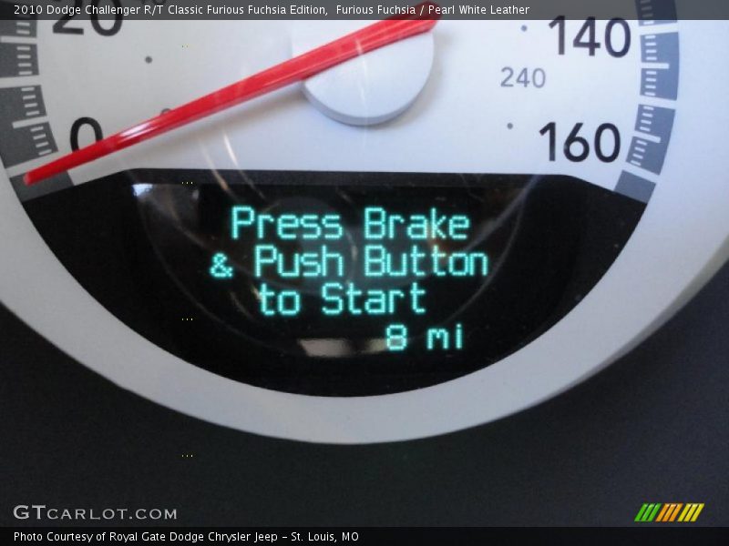 Furious Fuchsia / Pearl White Leather 2010 Dodge Challenger R/T Classic Furious Fuchsia Edition