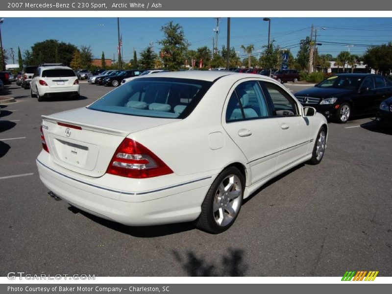 Arctic White / Ash 2007 Mercedes-Benz C 230 Sport