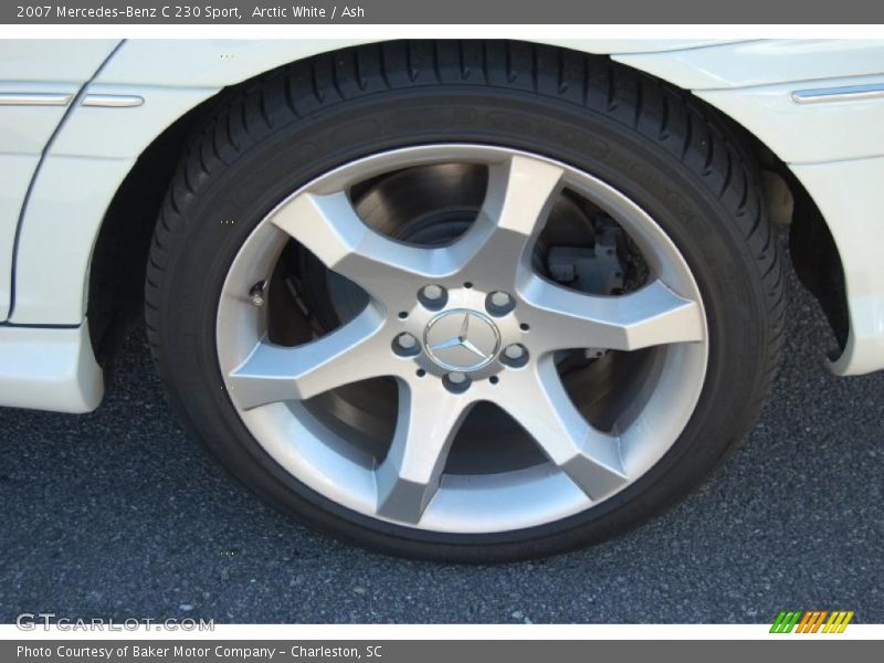 Arctic White / Ash 2007 Mercedes-Benz C 230 Sport