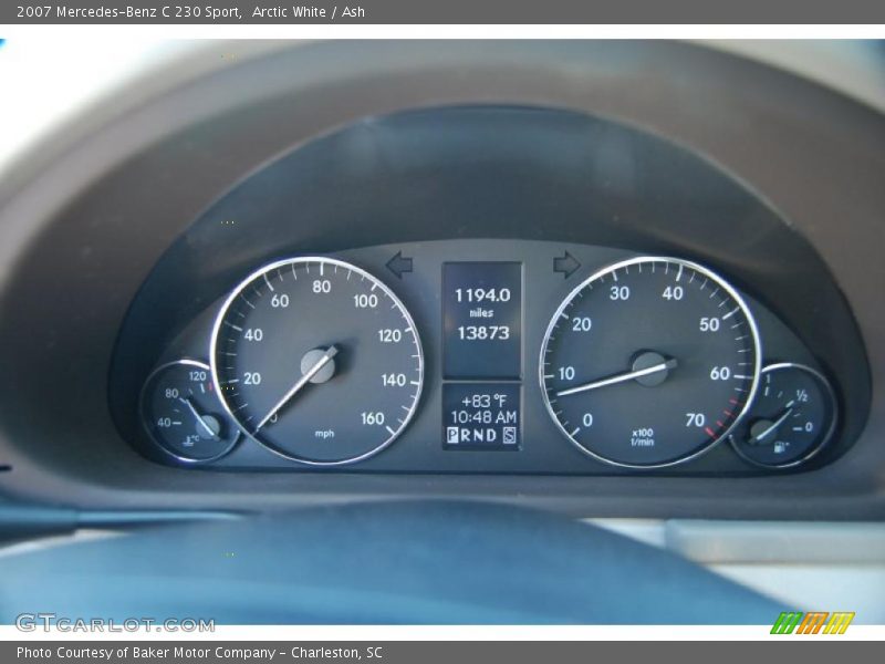 Arctic White / Ash 2007 Mercedes-Benz C 230 Sport