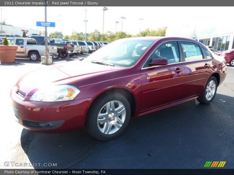Red Jewel Tintcoat / Ebony 2011 Chevrolet Impala LT