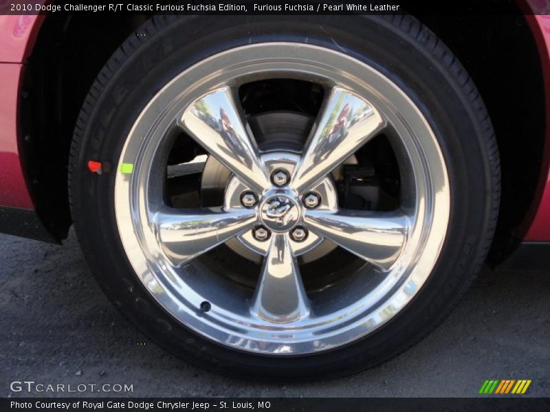Furious Fuchsia / Pearl White Leather 2010 Dodge Challenger R/T Classic Furious Fuchsia Edition