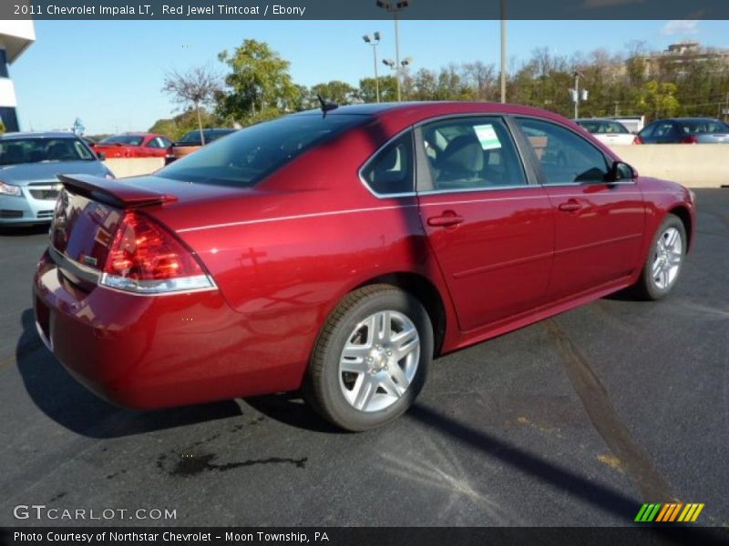 Red Jewel Tintcoat / Ebony 2011 Chevrolet Impala LT