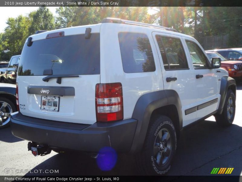 Stone White / Dark Slate Gray 2010 Jeep Liberty Renegade 4x4