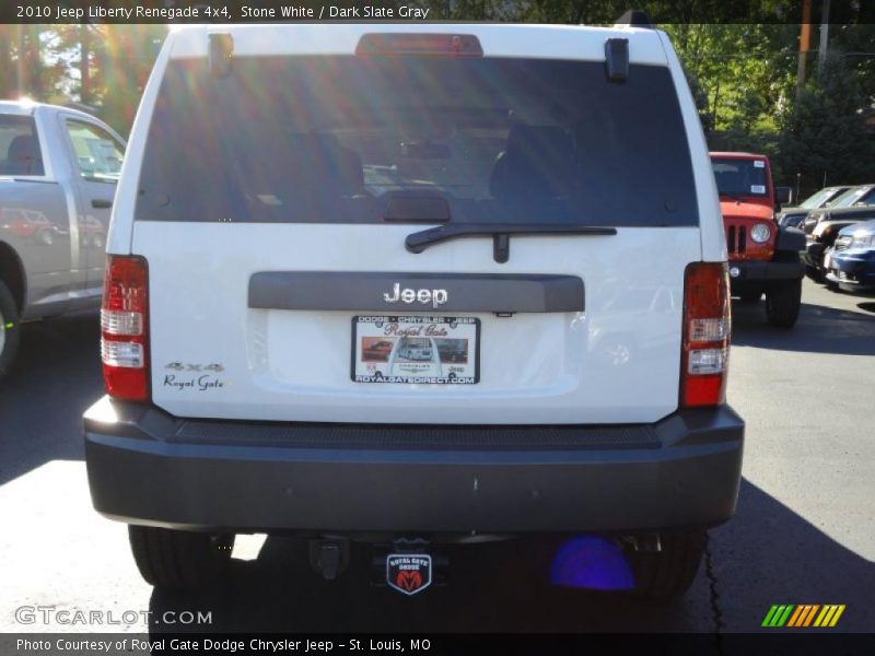 Stone White / Dark Slate Gray 2010 Jeep Liberty Renegade 4x4