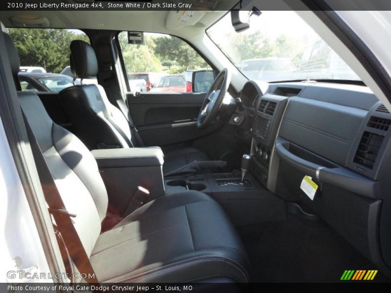 Stone White / Dark Slate Gray 2010 Jeep Liberty Renegade 4x4