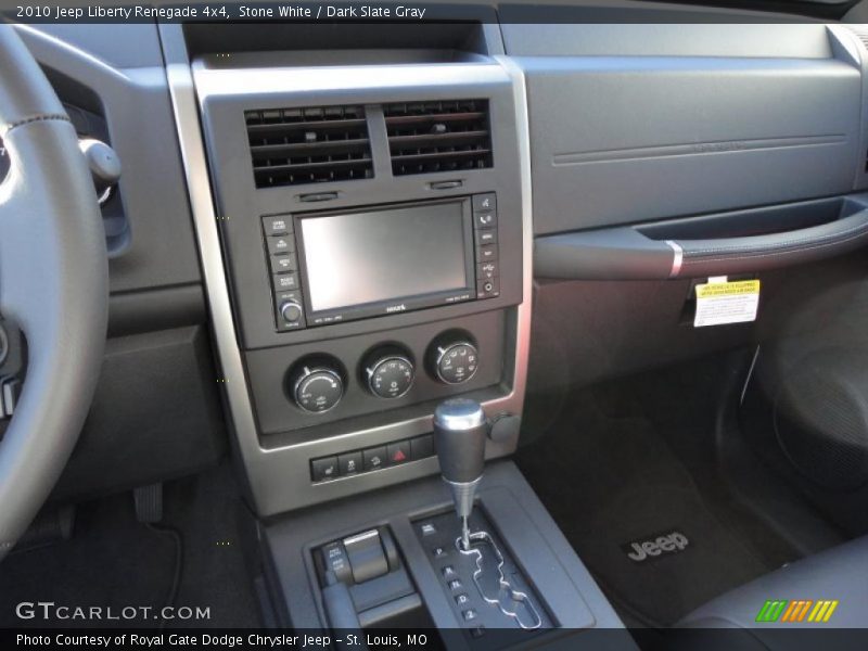 Stone White / Dark Slate Gray 2010 Jeep Liberty Renegade 4x4