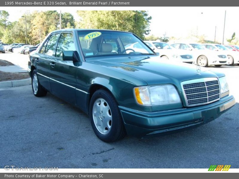Brilliant Emerald Pearl / Parchment 1995 Mercedes-Benz E 320 Sedan