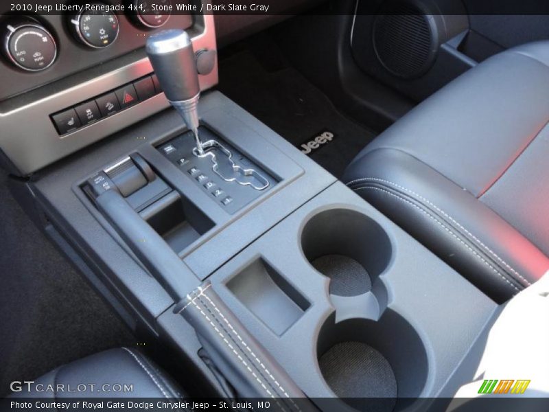 Stone White / Dark Slate Gray 2010 Jeep Liberty Renegade 4x4