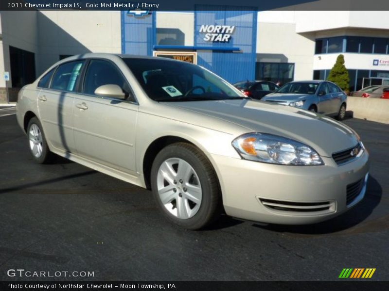 Gold Mist Metallic / Ebony 2011 Chevrolet Impala LS