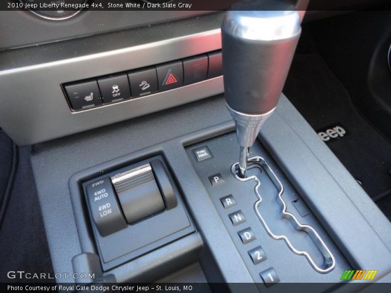 Stone White / Dark Slate Gray 2010 Jeep Liberty Renegade 4x4