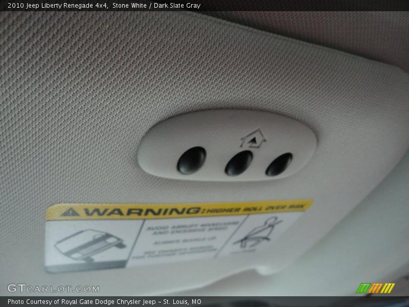Stone White / Dark Slate Gray 2010 Jeep Liberty Renegade 4x4