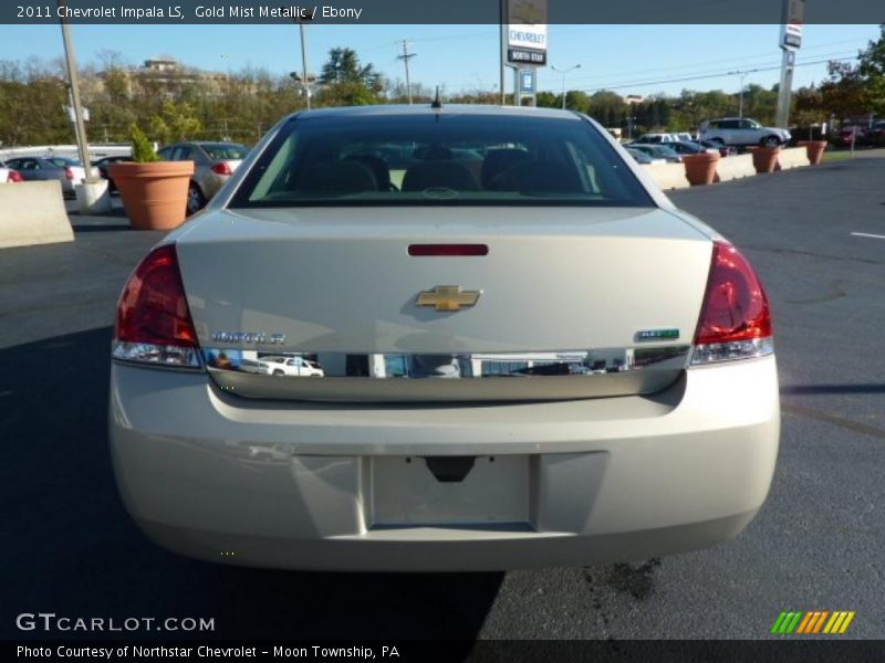 Gold Mist Metallic / Ebony 2011 Chevrolet Impala LS