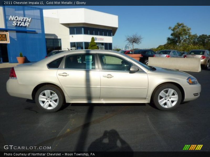 Gold Mist Metallic / Ebony 2011 Chevrolet Impala LS