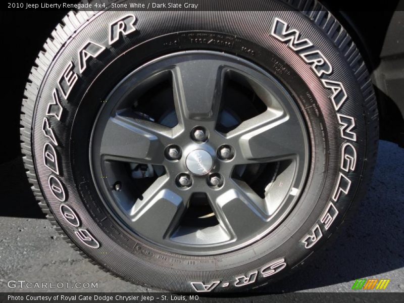 Stone White / Dark Slate Gray 2010 Jeep Liberty Renegade 4x4