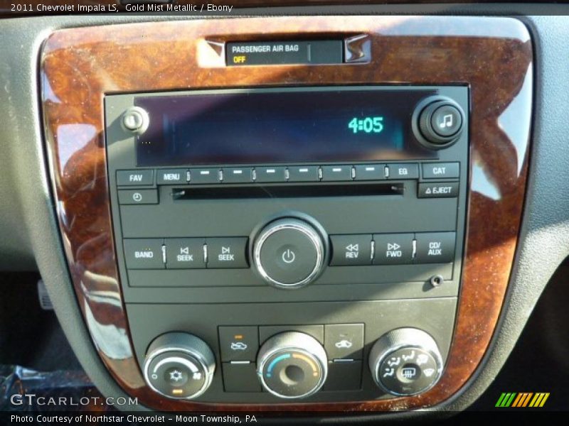 Gold Mist Metallic / Ebony 2011 Chevrolet Impala LS