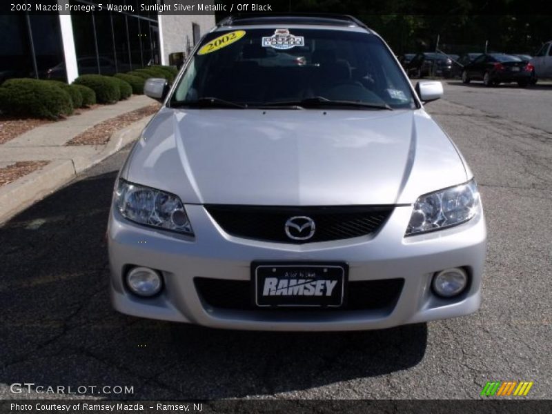 Sunlight Silver Metallic / Off Black 2002 Mazda Protege 5 Wagon