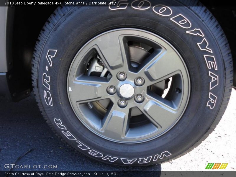 Stone White / Dark Slate Gray 2010 Jeep Liberty Renegade 4x4