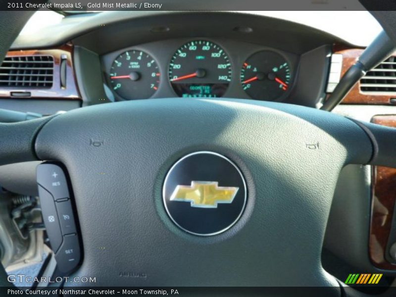 Gold Mist Metallic / Ebony 2011 Chevrolet Impala LS