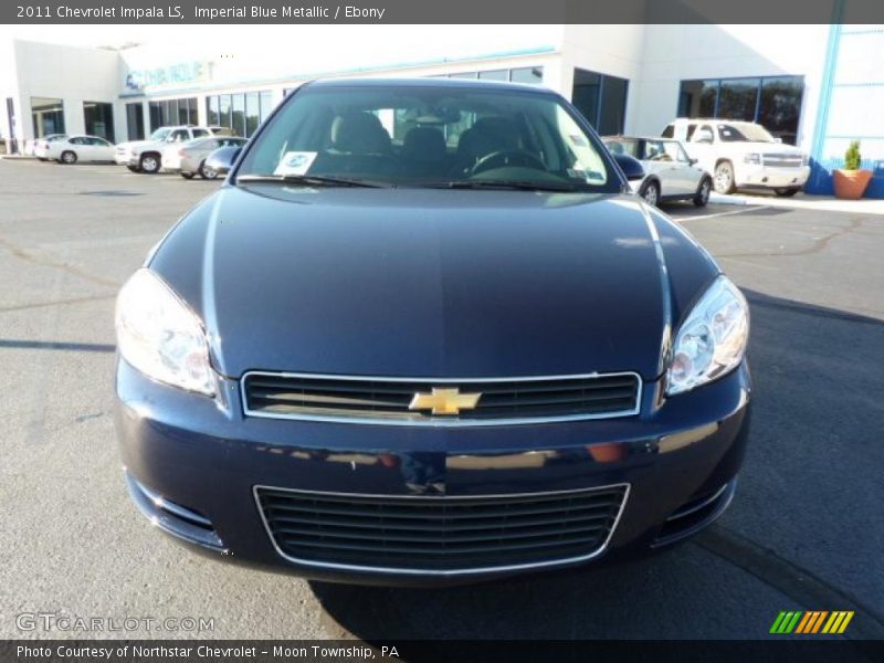 Imperial Blue Metallic / Ebony 2011 Chevrolet Impala LS