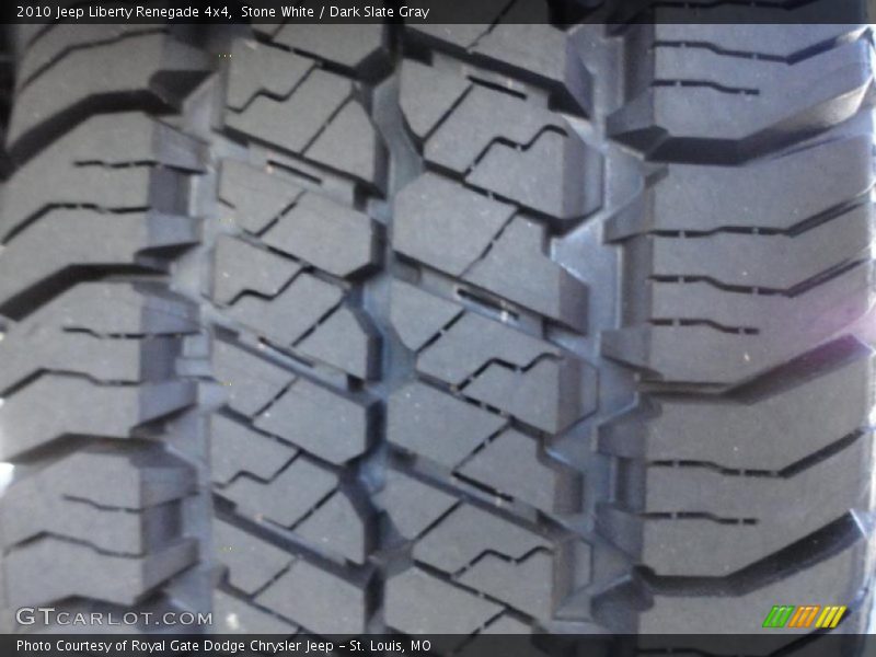 Stone White / Dark Slate Gray 2010 Jeep Liberty Renegade 4x4