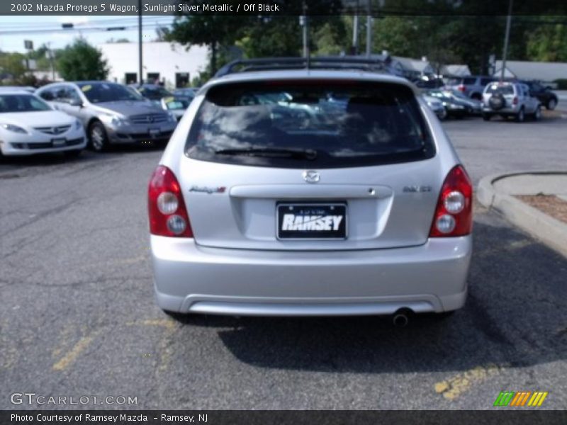 Sunlight Silver Metallic / Off Black 2002 Mazda Protege 5 Wagon