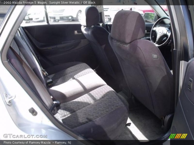 Sunlight Silver Metallic / Off Black 2002 Mazda Protege 5 Wagon
