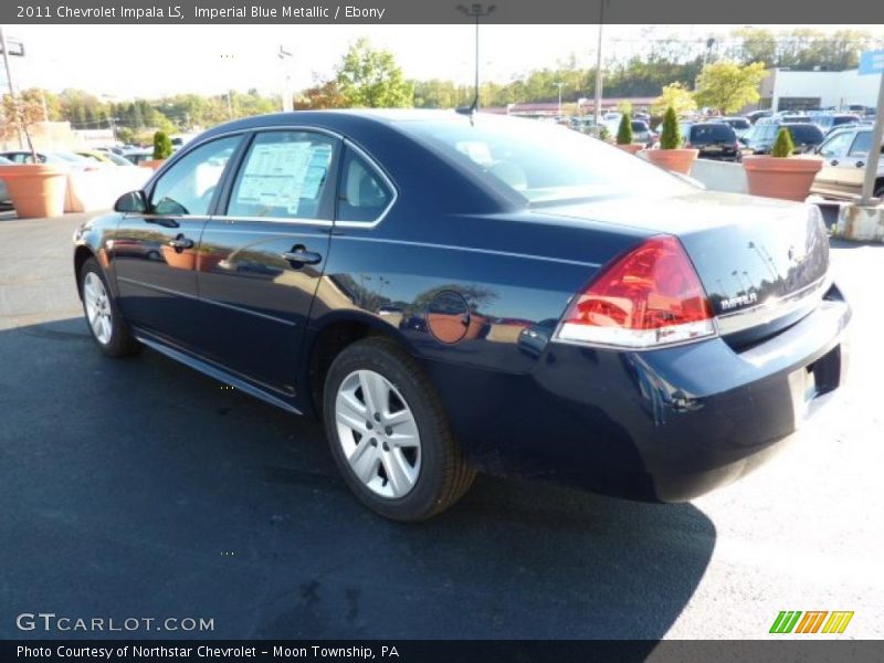 Imperial Blue Metallic / Ebony 2011 Chevrolet Impala LS
