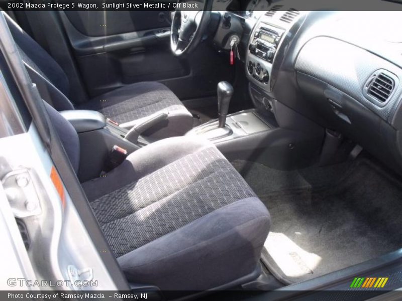 Sunlight Silver Metallic / Off Black 2002 Mazda Protege 5 Wagon