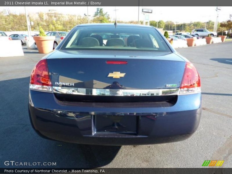 Imperial Blue Metallic / Ebony 2011 Chevrolet Impala LS