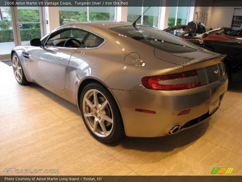 Tungsten Silver / Iron Ore Red 2006 Aston Martin V8 Vantage Coupe